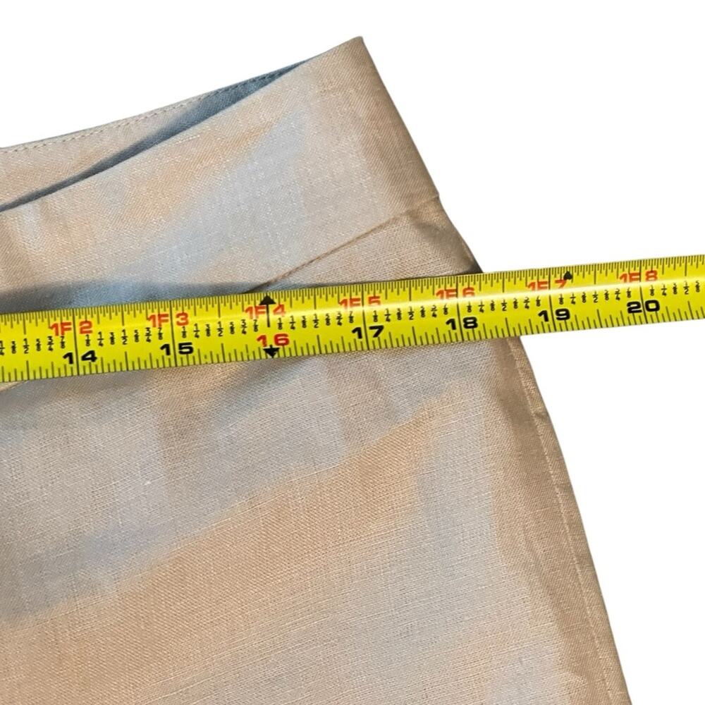 Brooks Brothers Beige Caroline Fit Wide leg Linen Pants EUC - Picture 3 of 12